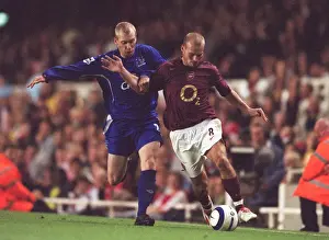 Arsenal's Freddie Ljungberg Scores Duo Against Everton in FA Premier League: Arsenal 2:0 Everton, Highbury, London, September 19, 2005