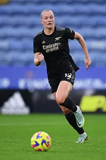 Arsenal's Frida Maanum in Action: Arsenal Women vs Leicester City in the FA WSL