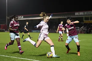 West Ham United Women V Arsenal Women 2022-23 Prints: Arsenal's Frida Maanum in Action: Barclays Women's Super League Clash Against West Ham United