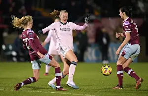 West Ham United Women V Arsenal Women 2022-23 Prints: Arsenal's Frida Maanum in Action against West Ham United in Barclays Women's Super League