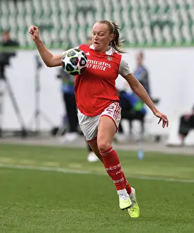Vfl Wolfsburg V Arsenal Women 2022-23 Prints: Arsenal's Frida Maanum Battles in UEFA Champions League Semifinal Against VfL Wolfsburg