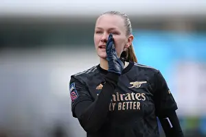 Manchester City Women V Arsenal Women 2022-23 Prints: Arsenal's Frida Maanum Faces Off Against Manchester City in FA Women's Super League Clash
