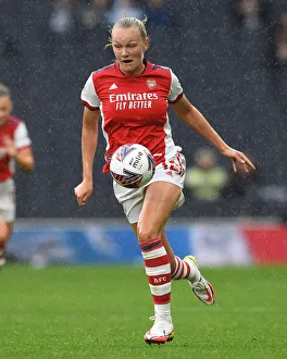 Tottenham Hotspur Women V Arsenal Women - MIND Series 2021-22 Prints: Arsenal's Frida Maanum Goes Head-to-Head with Tottenham Hotspur Women in MIND Series Battle