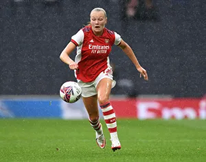 Tottenham Hotspur Women V Arsenal Women - MIND Series 2021-22 Prints: Arsenal's Frida Maanum Goes Head-to-Head with Tottenham Hotspur Women in MIND Series Match