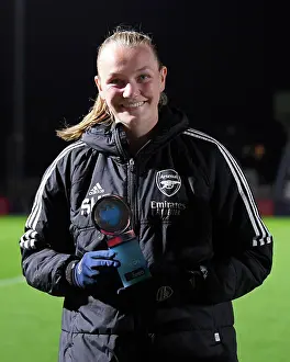 Arsenal Women V Leicester City Women 2022-23 Prints: Arsenal's Frida Maanum Named Player of the Match in Win Against Leicester City (FA Women's Super League 2022-23)