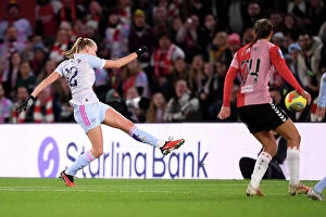 Images Dated 23rd November 2023: Arsenal's Frida Maanum Scores First Goal in FA WSL Cup Victory over Southampton (2023-24)