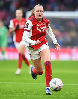 Arsenal Women V Chelsea Women - FA Cup Final 2021 Prints: Arsenal's Frida Maanum Shines in FA Women's Cup Final Showdown Against Chelsea at Wembley Stadium