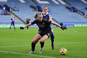 Images Dated 7th November 2022: Arsenal's Frida Maanum Shines in FA Women's Super League Clash Against Leicester City