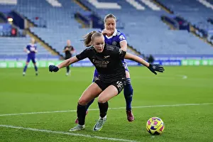 Leicester City Women V Arsenal Women 2022-23 Prints: Arsenal's Frida Maanum Shines in FA Women's Super League Clash Against Leicester City