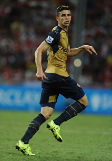 Arsenal's Gabriel in Action: Arsenal vs. Singapore XI, Barclays Asia Trophy, Kallang, Singapore (July 15, 2015)
