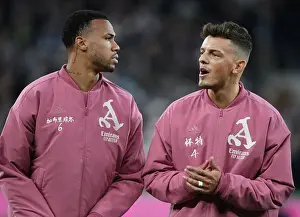 Arsenal's Gabriel and Ben White Before Tottenham Clash in Premier League 2022-23
