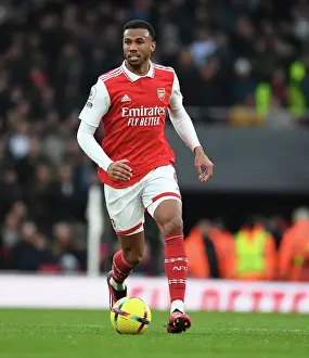 Arsenal V AFC Bournemouth 2022-23 Prints: Arsenal's Gabriel Faces Off Against AFC Bournemouth in Premier League Clash