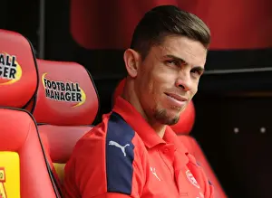 Watford V Arsenal 2016-17 Prints: Arsenal's Gabriel: Focused and Ready for Premier League Battle against Watford (2016-17)