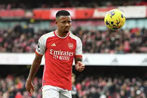 Arsenal's Gabriel Focuses Amidst Intense Arsenal FC vs Crystal Palace Rivalry (2023-24)