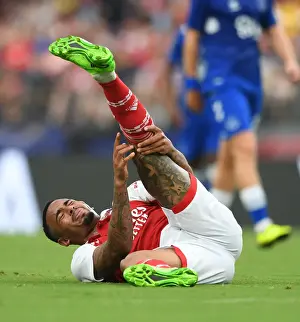 Arsenal V Everton - Pre Season 2022-23 Prints: Arsenal's Gabriel Jesus in Action against Everton during Pre-Season Friendly in Baltimore