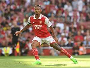 Arsenal's Gabriel Jesus in Action against Fulham in 2022-23 Premier League
