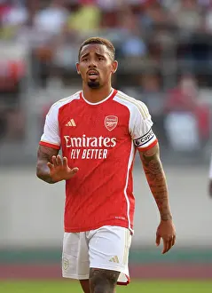 Arsenal's Gabriel Jesus in Action: Pre-Season Friendly against FC Nurnberg, 2023