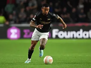 Arsenal's Gabriel Jesus in Action against PSV Eindhoven in UEFA Europa League Group A (2022-23)