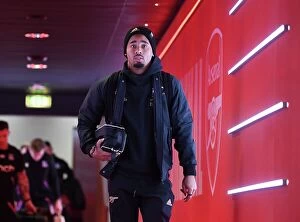Arsenal v Crystal Palace 2022-23 Collection: Arsenal's Gabriel Jesus Arrives at Emirates Stadium Ahead of Arsenal v Crystal Palace Premier