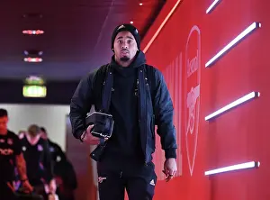 Arsenal V Crystal Palace 2022-23 Prints: Arsenal's Gabriel Jesus Arrives at Emirates Stadium Ahead of Arsenal v Crystal Palace Premier League Clash (2022-23)