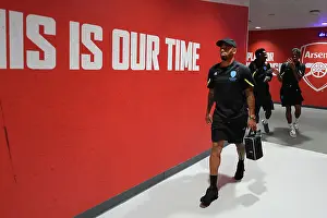 Arsenal's Gabriel Jesus Arrives at Emirates Stadium Ahead of Arsenal v Manchester United (2023-24)