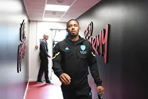 Arsenal's Gabriel Jesus Arrives at Vitality Stadium Ahead of AFC Bournemouth Clash (2023-24 Premier League)