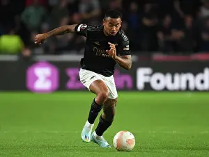 PSV Eindhoven V Arsenal 2022-23 Prints: Arsenal's Gabriel Jesus Faces Off Against PSV Eindhoven in Europa League Group A