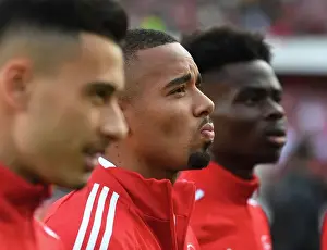 Arsenal V Liverpool 2022-23 Prints: Arsenal's Gabriel Jesus Gears Up for Arsenal v Liverpool Clash in the Premier League (2022-23)