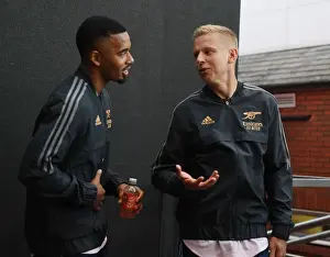 Arsenal's Gabriel Jesus and Oleksandr Zinchenko Ready for Crystal Palace Showdown (2022-23 Premier League)