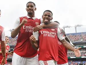 Arsenal's Gabriel Jesus Scores First Goal in Pre-Season: Arsenal vs. Everton, Baltimore, 2022