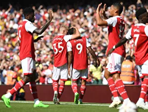 Arsenal V Leicester City 2022-23 Prints: Arsenal's Gabriel Jesus Scores First Goal vs. Leicester City in 2022-23 Premier League