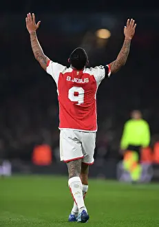 Arsenal's Gabriel Jesus Scores Third Goal: Arsenal FC 3-RC Lens (UEFA Champions League 2023/24)