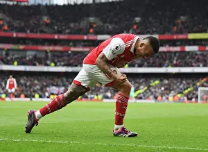 Arsenal V Leeds United 2022-23 Prints: Arsenal's Gabriel Jesus Scores Third Goal in Exciting Victory over Leeds United