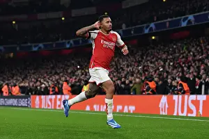 Arsenal's Gabriel Jesus Scores Second Goal in Champions League Victory over RC Lens (2023-24)
