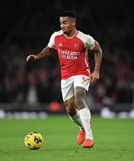 Arsenal V West Ham United 2023-24 Prints: Arsenal's Gabriel Jesus Shines in Arsenal FC vs. West Ham United (2023-24)