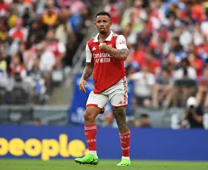 Arsenal's Gabriel Jesus Shines in Pre-Season Clash Against Everton in Baltimore, 2022