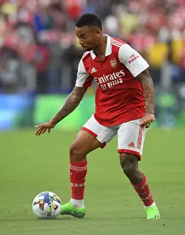 Arsenal's Gabriel Jesus Shines in Pre-Season Clash Against Everton at M&T Bank Stadium (July 2022)