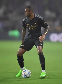 Arsenal's Gabriel Magalhaes in Action: Orlando Pre-Season Clash (2022-23)