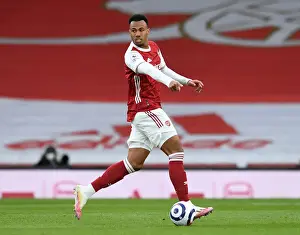 Arsenal's Gabriel Magalhaes in Action Against Tottenham in the Premier League