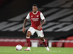 Arsenal's Gabriel Magalhaes in Action Against West Ham United (2020-21)