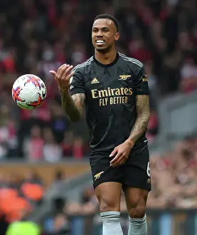 Arsenal's Gabriel Magalhaes Faces Off Against Liverpool in Premier League Battle, 2022-23