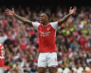 Arsenal's Gabriel Magalhaes Goes Head-to-Head with Tottenham in the 2023-24 Premier League Showdown