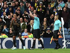 Arsenal's Gabriel Magalhaes Red-Carded in Leeds United Clash (2022-23)
