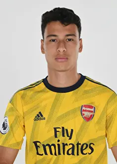 Arsenal's Gabriel Martinelli at 2019-2020 Team Photocall