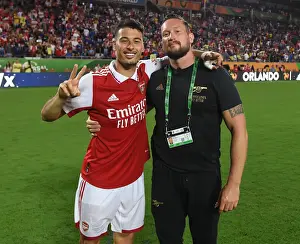 Arsenal's Gabriel Martinelli Consoles Security After Chelsea Clash in Florida Cup