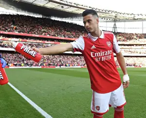Arsenal's Gabriel Martinelli Gears Up for Arsenal v Liverpool Clash (2022-23)