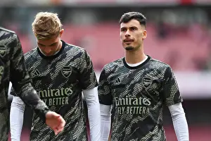 Arsenal's Gabriel Martinelli Gears Up: Arsenal FC vs Sheffield United, 2023-24 Premier League
