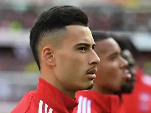 Arsenal's Gabriel Martinelli Prepares for Arsenal v Liverpool Clash (2022-23)