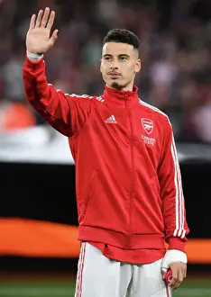 Arsenal's Gabriel Martinelli Readies for Arsenal FC vs. FK Bodo/Glimt - UEFA Europa League 2022-23