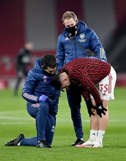 Arsenal's Gabriel Martinelli Receives Medical Attention vs Newcastle United - FA Cup 2021